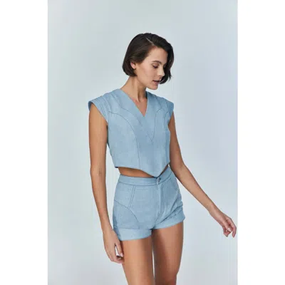 JENDUE JENDUE MARVEL V NECK TOP