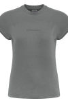 Jendue Oversized Basic T-shirt In Gray