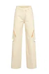 Jendue Women's Neutrals Chaby Cut Out Pants