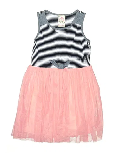 Pre-owned Jenna And Jessie Kids' Dress In Pink