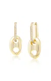 Jenna Blake 18k Yellow Gold Diamond Earrings