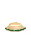 Jenna Blake 18k Yellow Gold Eclipse Emerald Ring In Gold
