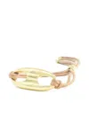 Jenna Blake 18k Yellow Gold Nautical Link Bracelet In Multi