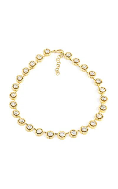 Jenna Blake 18k Yellow Gold Shadow Diamond Necklace