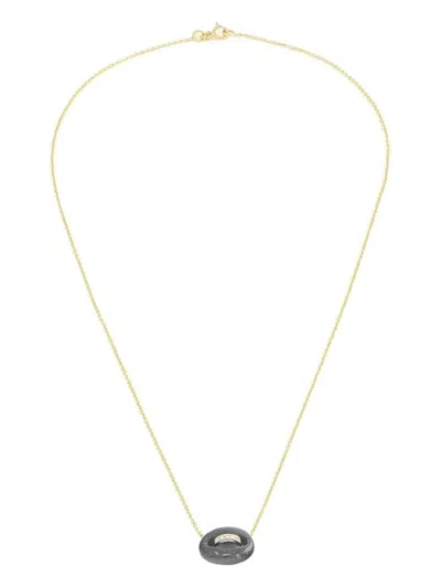 Jenna Blake 18kt Yellow Gold Mariner Onyx Necklace