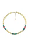 Jenna Blake Beaded 18k Yellow Gold Diamond Necklace