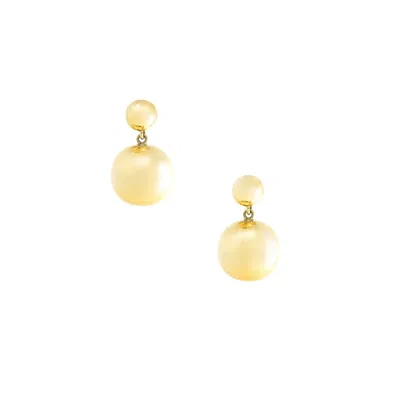 Jenna Blake Disco Ball Earrings In 18k Yellow Gold