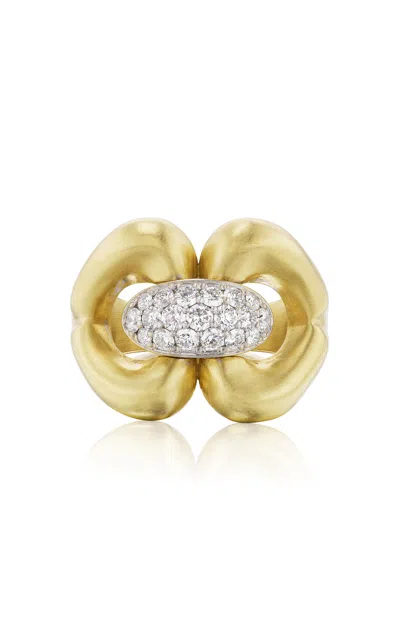 Jenna Blake Nautical 18k Yellow Gold Diamond Ring