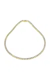 Jenna Blake Pickleball 18k Yellow Gold Diamond Necklace