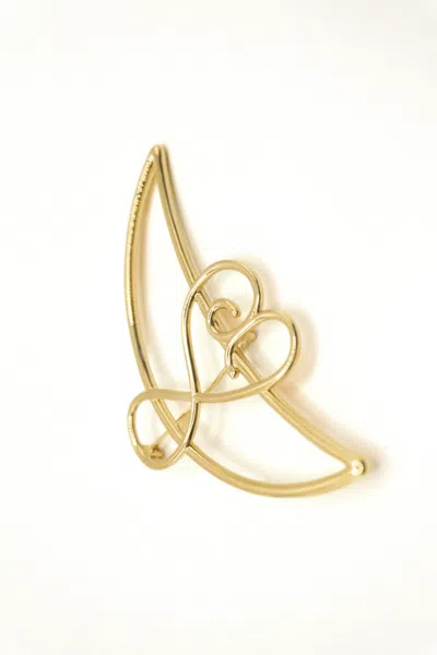 Jenna London Women's Gold Crescent Brooch