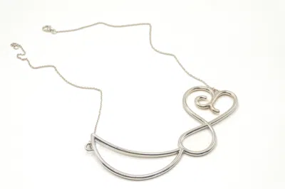 Jenna London Women's Silver Heart & Crescent Choker