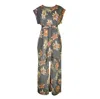 Jennafer Grace Grey Adora Charcoal Tunic & Palazzo Set In Grey