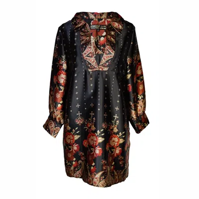 Jennafer Grace Women's Black Cinnamon Mod Mini Dress