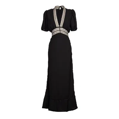 Jennafer Grace Women's Black Gigi Dress In Nero Notte