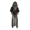Jennafer Grace Women's Black Mesh Trenchcloak In Black