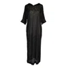 Jennafer Grace Women's Black Of The Night Split Hem Tunic In Black