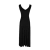 Jennafer Grace Women's Black Onyx Fit & Flare Slip Dress In Black