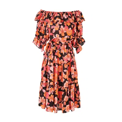 Jennafer Grace Women's Black Triana Veranda Dress