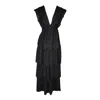 Jennafer Grace Women's Black Valhalla Noir Tiered Dress In Black