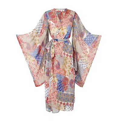 Jennafer Grace Women's Blue Baez Kimono