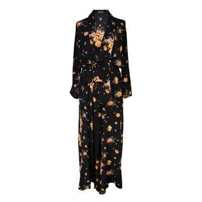Jennafer Grace Women's Briar Dolman Palazzo Set In Black