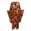 Jennafer Grace Women's Brown / Red Styx Kimono In Brown/red