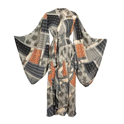 Jennafer Grace Women's Earl Grey Scarf Kimono