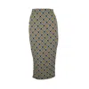 Jennafer Grace Women's Geogram Pencil Skirt