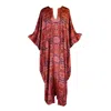 Jennafer Grace Women's Goddess Waist Caftan In Kasbah Shine In Multi