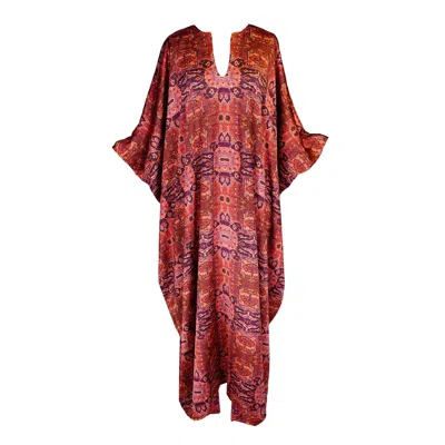 Jennafer Grace Women's Goddess Waist Caftan In Kasbah Shine In Multi