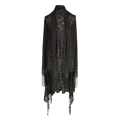Jennafer Grace Women's Gold / Black Stevie Shawl