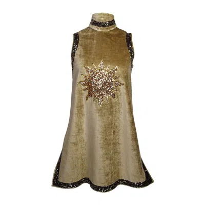 Jennafer Grace Women's Gold Knights Of The Sun Tunic In Fawn