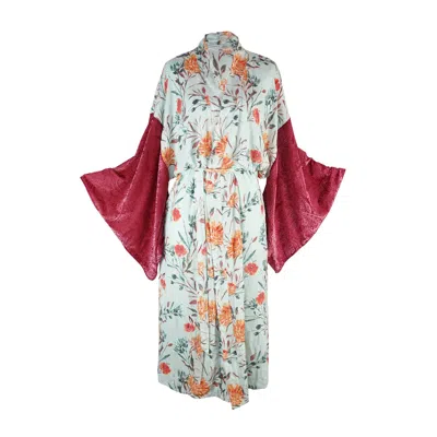 Jennafer Grace Women's Hyacinth Flor Canary Kimono In White