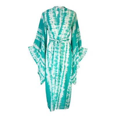 Jennafer Grace Women's Laurette Kimono In Blue