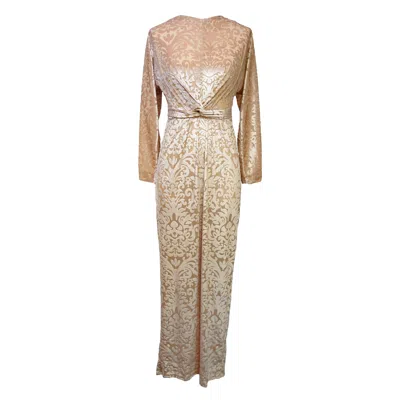 Jennafer Grace Women's Marseille Twist Dress In Gold