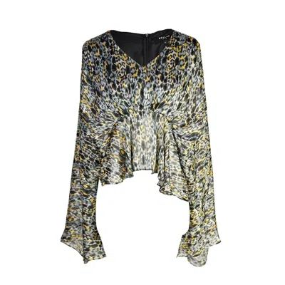 Jennafer Grace Women's Miss Coco Blouse In Hematite In Multi