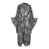 Jennafer Grace Women's Octavia Kimono In Black/white