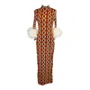 Jennafer Grace Women's Orange Catroux Dress In Le Corbusier In Orange