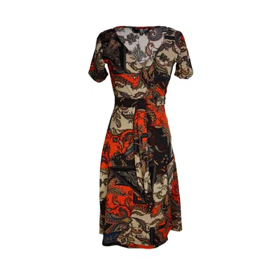 Jennafer Grace Women's Paisley Mosaic Wrap Dress In Midi In Multi