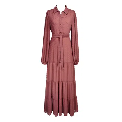 Jennafer Grace Women's Pink / Purple Maeve Bookie Maxi Dress In Pink/purple