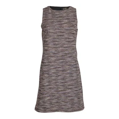Jennafer Grace Women's Purple Penelope Mini Dress In  Plum Horizon Boucle