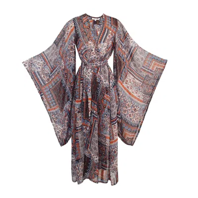 Jennafer Grace Women's Red Cordelia Kimono