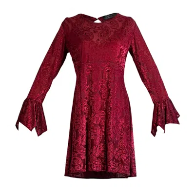 Jennafer Grace Women's Red Jill Mini Dress In Carnelian Kiss