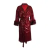 Jennafer Grace Women's Red Ruby Sequin Koi Kimono In Red