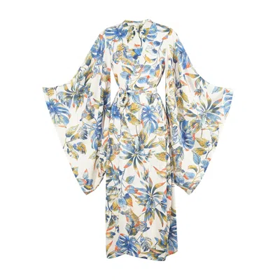 Jennafer Grace Women's White Oceana Kimono
