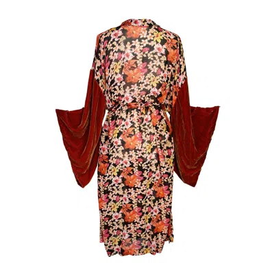 Jennafer Grace Women's Yellow / Orange Incanterra Canary Kimono In Multi