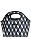 Jenni Chan Wide Top Lunch Tote In Black