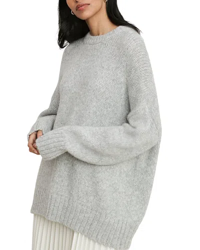 Jenni Kayne Alpaca Cocoon Crewneck In Gray