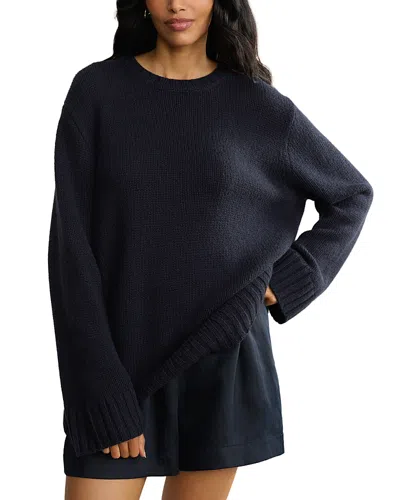 Jenni Kayne Amelia Cashmere Sweater In Blue