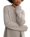Jenni Kayne Cashmere Amelia Crewneck Sweater In Grey